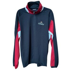 Guinness Large Zip Up Jacket Dublin Ireland 2012 Oscar Jacobson Rain Windbreaker